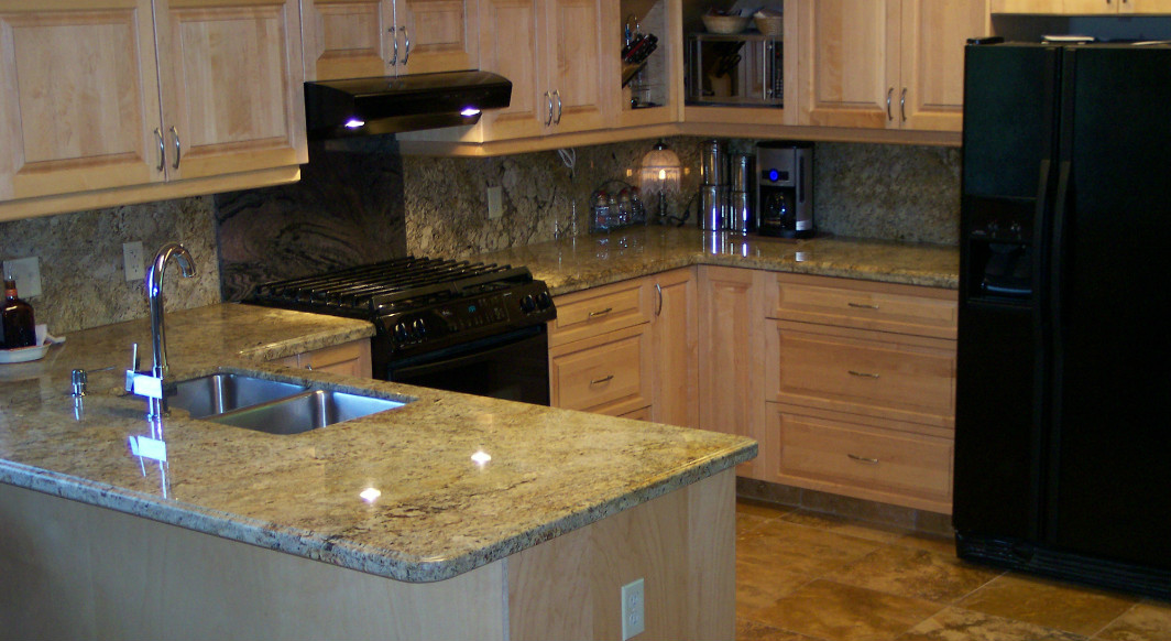 Golden Beach Granite With Ogee Edge Profile Northern Marble