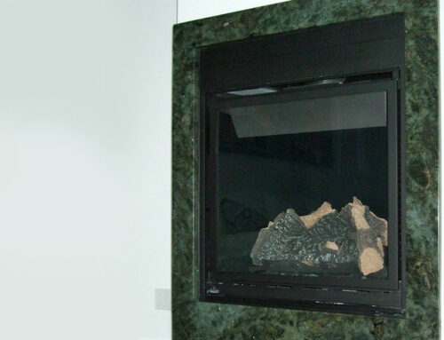 Labradorite Granite Fireplace Surround