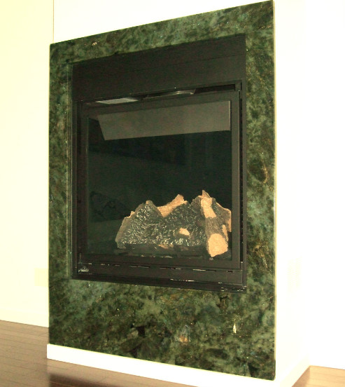 Labradorite Granite Fireplace Surround