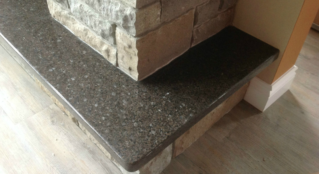 Cafe Imperial Granite with 3/8" Radius Edge Profile