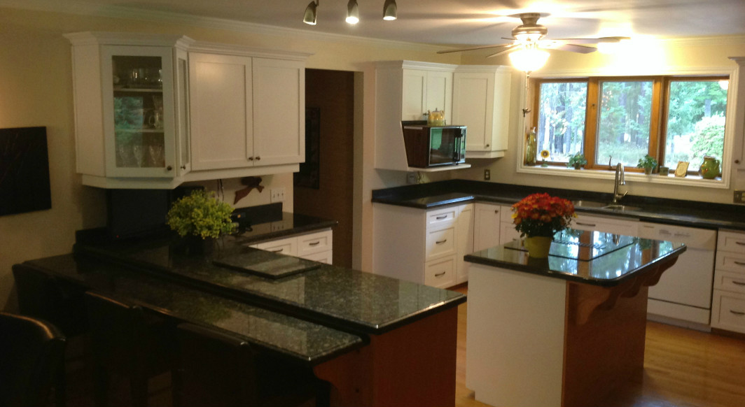 Suede Brown Granite with Ogee Edge Profile