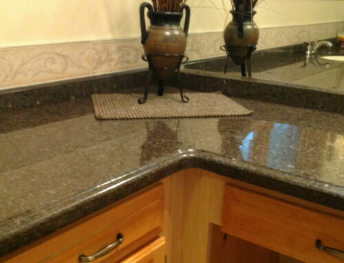 Cafe Imperial Granite with Ogee Edge Profile