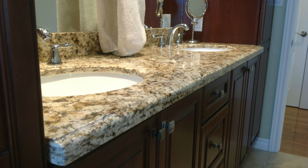 Giallo Verona Granite with Ogee Edge Profile