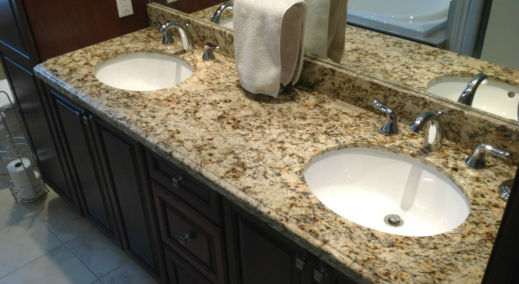 Giallo Verona Granite with Ogee Edge Profile