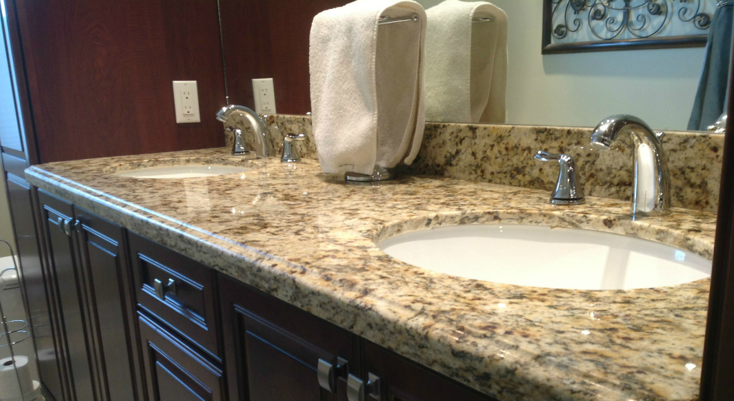 Giallo Verona Granite with Ogee Edge Profile