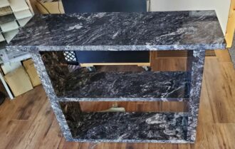 BlackBerry Silver Wave Granite BookShelf