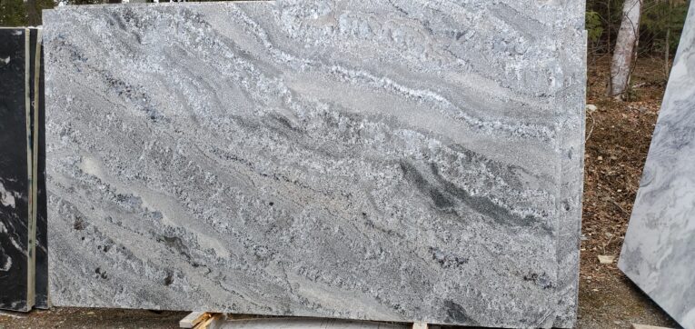 Silver Antique Polish Granite SLAB